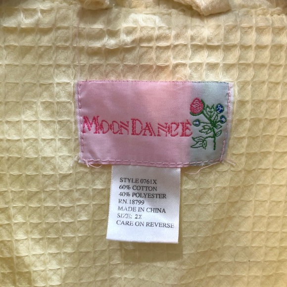 Moon Dance Waffel Knit Short Sleeve Robe - Picture 4 of 4